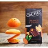 Cachet Ét tábla 57% narancs - mandula 100g