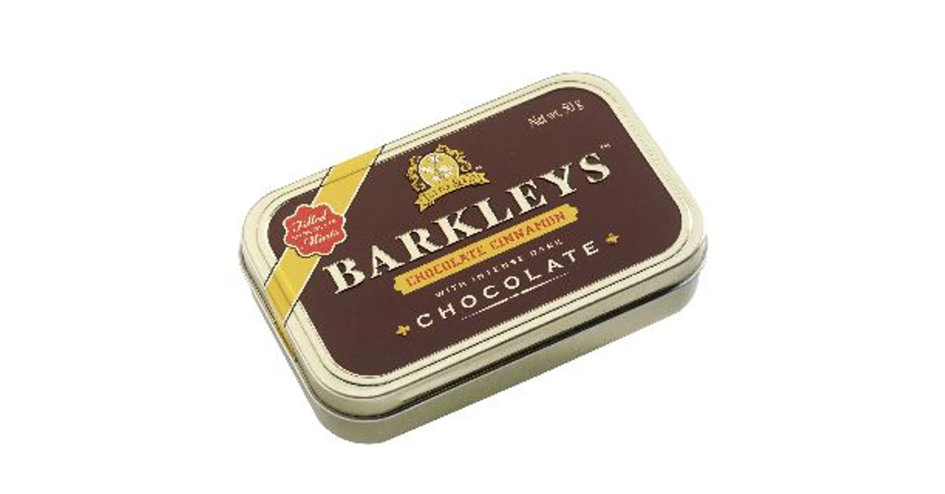 Barkleys Classic Mints - Cinnamon, 6 Tins, 6-pack= 6 Tins Of 50g