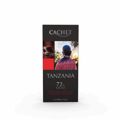 Cachet Tanzania 72% ét tábla 100g