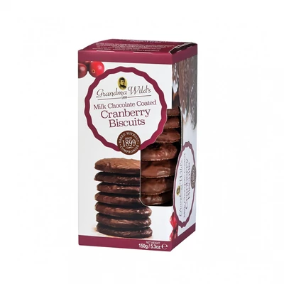 Grandma Wild's Keksz Tejcsoki Cranberry PD 150g