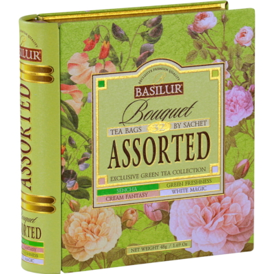 Basilur Könyv Bouquet Válogatás zöld tea FD 48g 32 filter