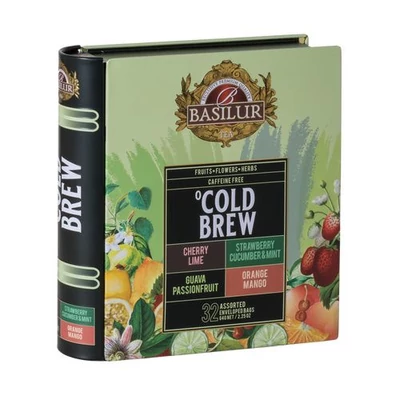 Basilur Könyv Cold Brew Gyümölcstea válogatás 32filter