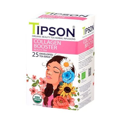 Tipson Beauty CollagenBoost zöld tea 25 filter