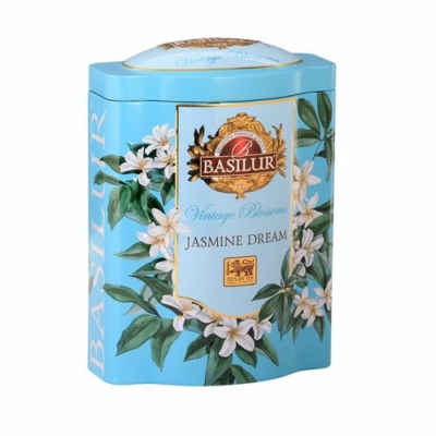 Basilur Vintage Blossoms Jázmin Fekete tea fémdobozban 100g