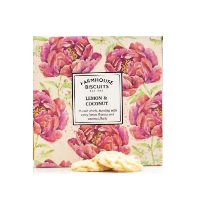 Farmhouse citrom & kókusz keksz PD 250g