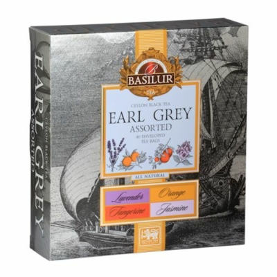 Basilur Earl Grey Ajándék Válogatás fekete tea 40 filter