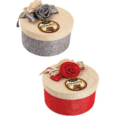 Feletti Kalapdoboz piros-szürke 250g