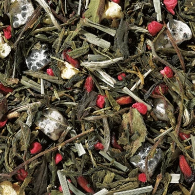 Gránátalma Sárkánygyümölcs zöld és fehér tea 250 gramm 