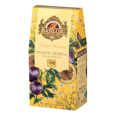 Basilur Vint.Bloss. kamilla-maracuja Sz. zöld tea HPD 75g