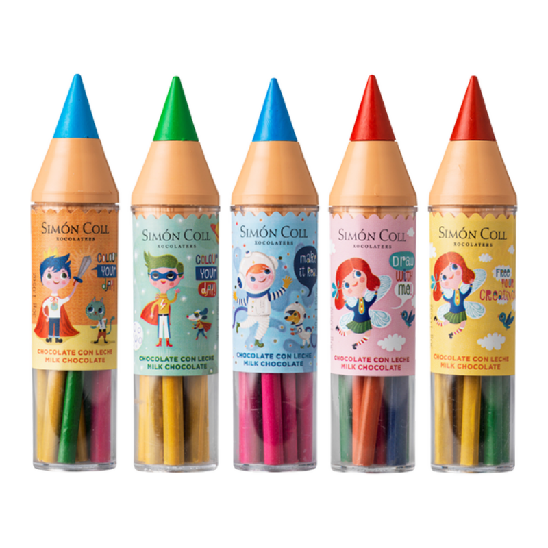Simon Coll Óriás színes Tejcsoki ceruza display 30g