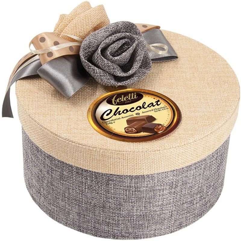 Feletti Kalapdoboz piros-szürke 250g