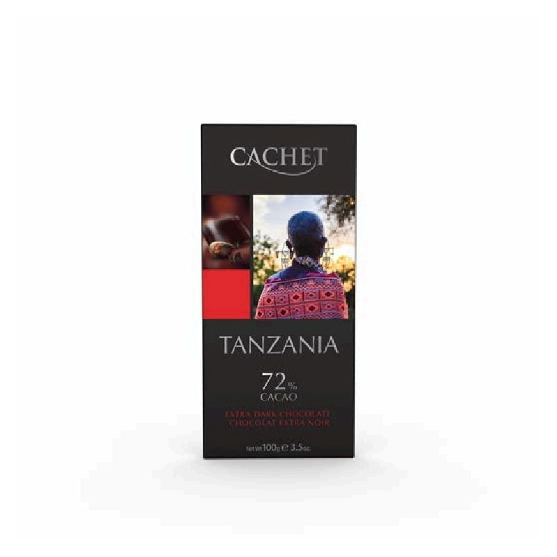Cachet Tanzania 72% ét tábla 100g