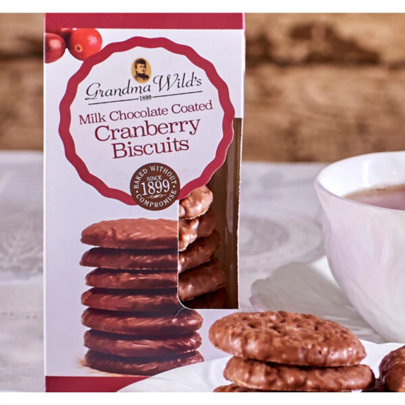 Grandma Wild's Keksz Tejcsoki Cranberry PD 150g