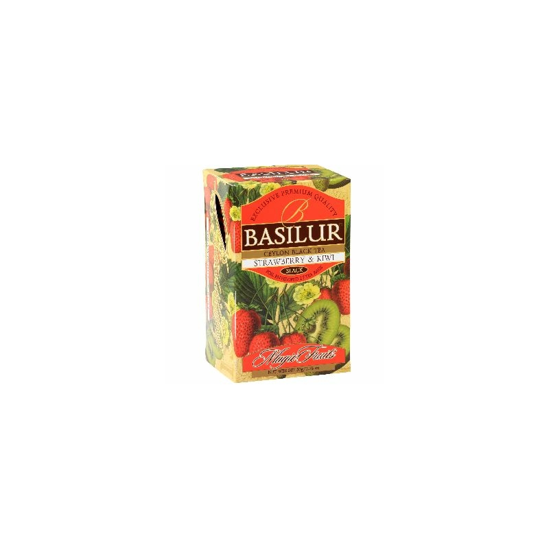 Basilur Magic Fruits Eper-Kiwi fekete tea PD 25 filter