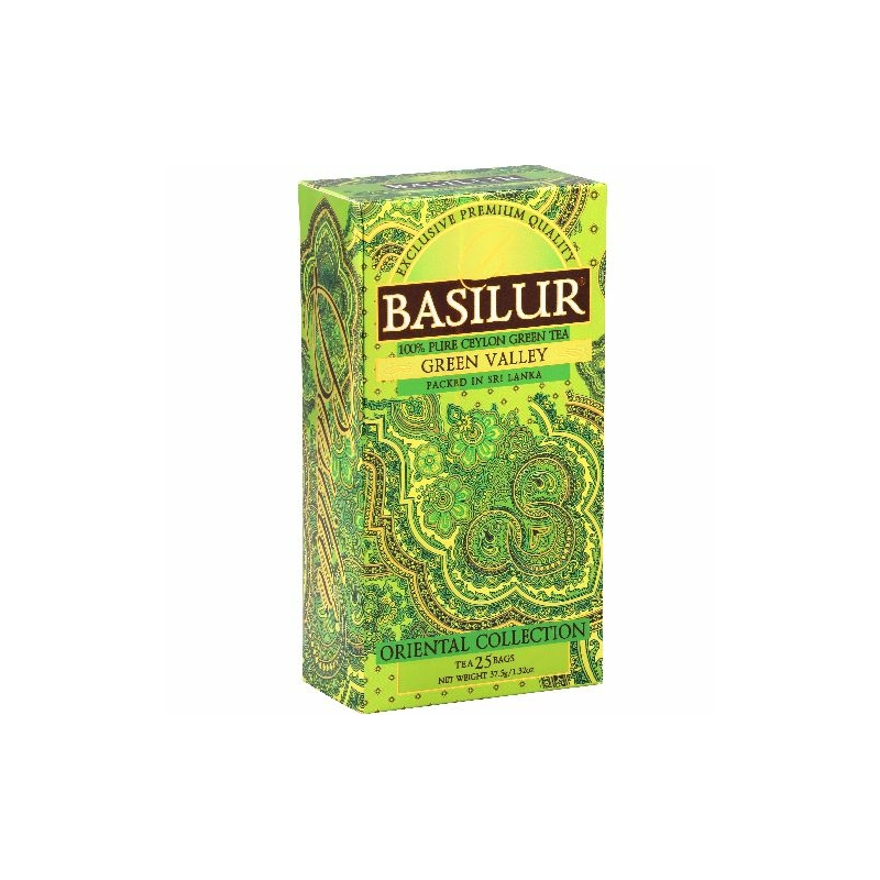 Basilur Oriental Green Valley zöld tea  25 filter