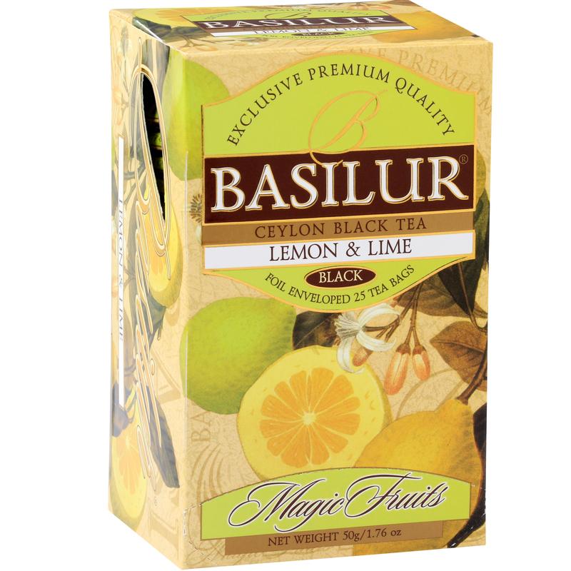  Basilur Magic Fruits Citrom Lime fekete tea PD 50g 25 filter