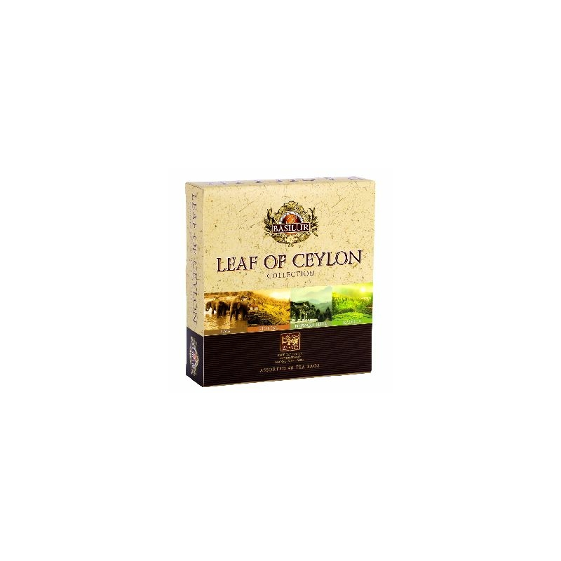 Basilur Ceyloni tea, Ajándék Válogatás papír dobozban 40 filter