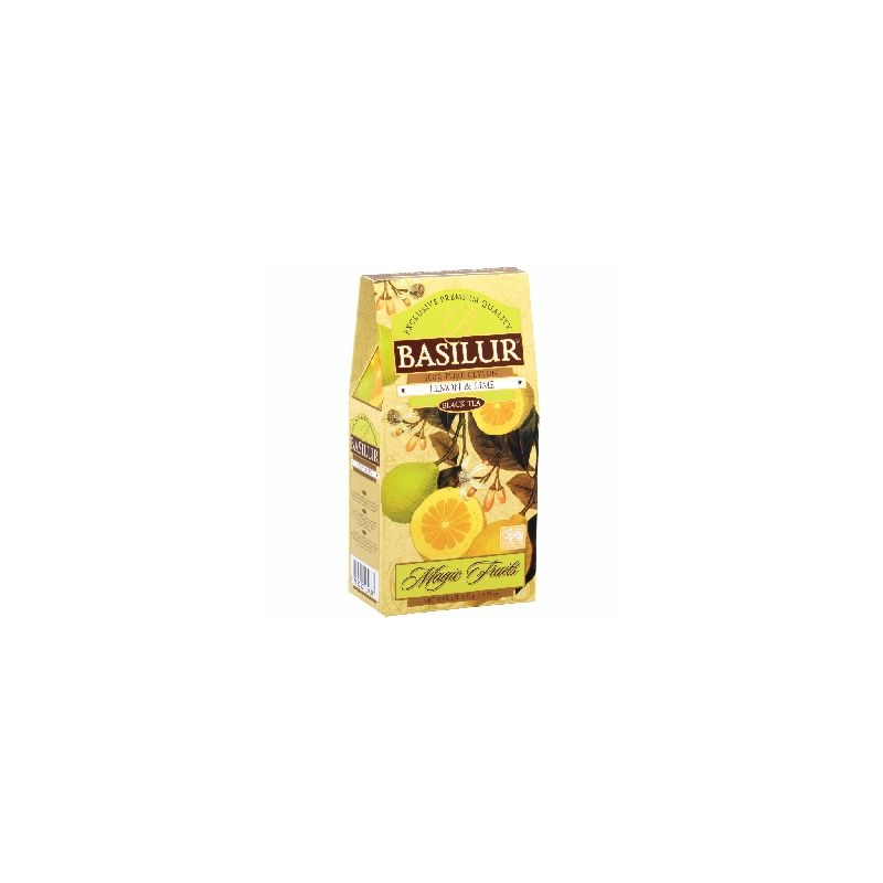 Basilur Magic Fruits Citrom Lime Fekete tea papírdobozban 100g