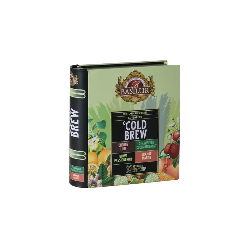 Basilur Könyv Cold Brew Gyümölcstea válogatás 32filter