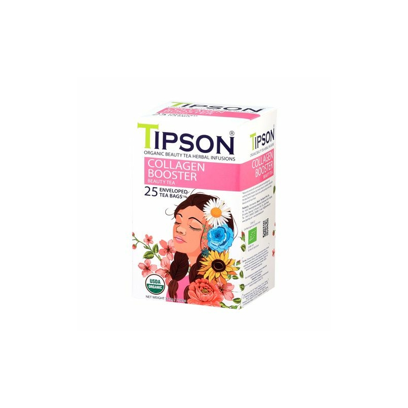 Tipson Beauty CollagenBoost zöld tea 25 filter