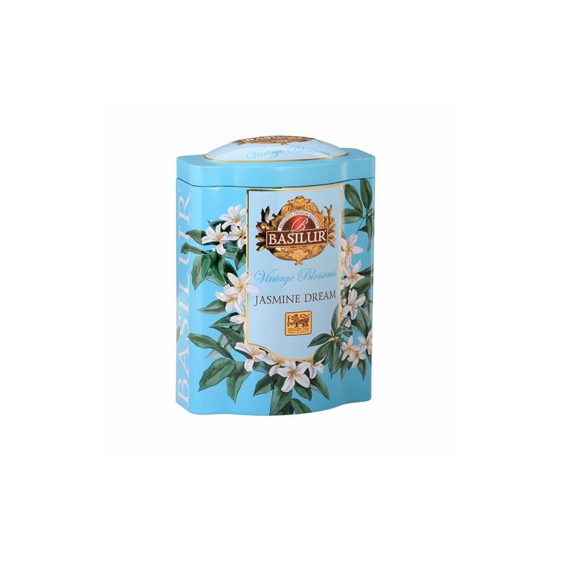 Basilur Vintage Blossoms Jázmin Fekete tea fémdobozban 100g