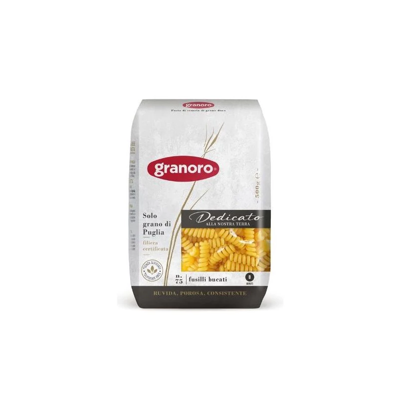 Granoro Dedicato Fusilli bucati bronz 500g