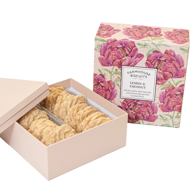 Farmhouse citrom & kókusz keksz PD 250g