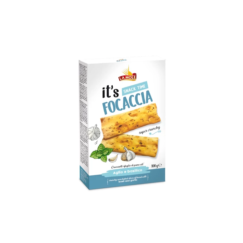 LaMole Focaccia fokhagyma&bazsalikom PD100g