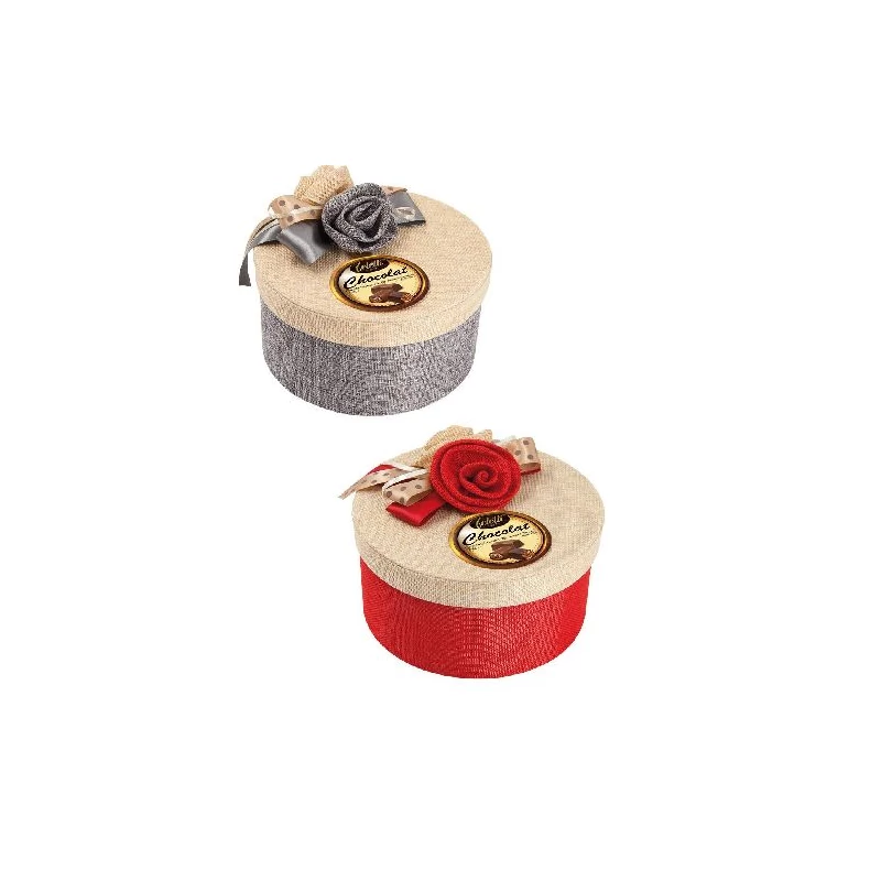 Feletti Kalapdoboz piros-szürke 250g