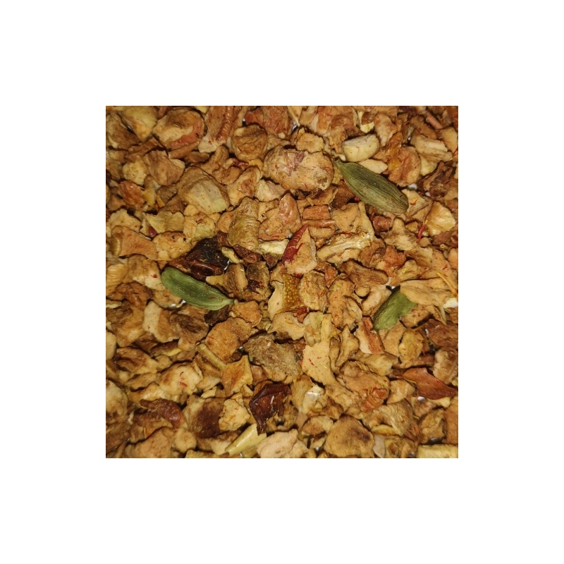Mandula-mandarin gyümölcs tea 100 gramm 