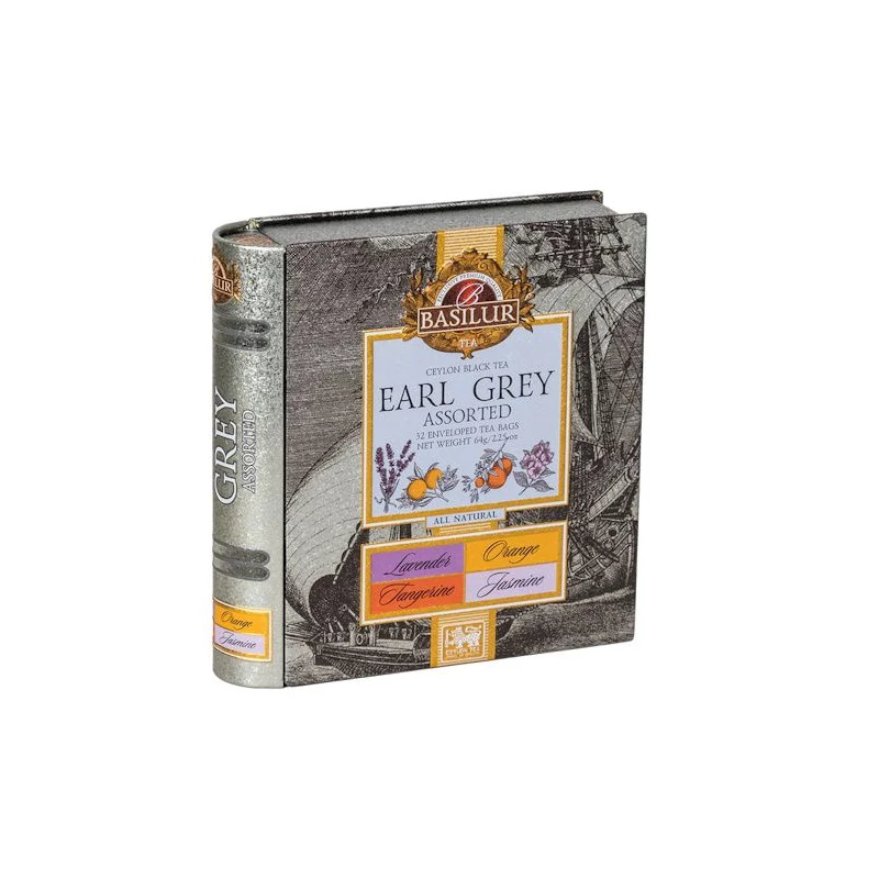 Basilur Earl Grey gyumölcsös fekete tea válogatás 32F