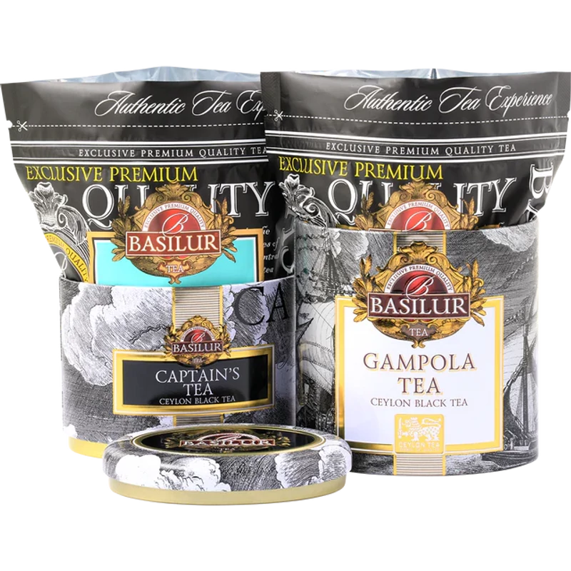 Basilur bergamont és Gampola fekete tea2in1 FD100g