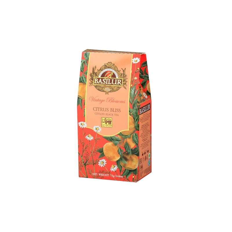 Basilur Vint.Bloss. Citrus Sz. fekete tea HPD75g