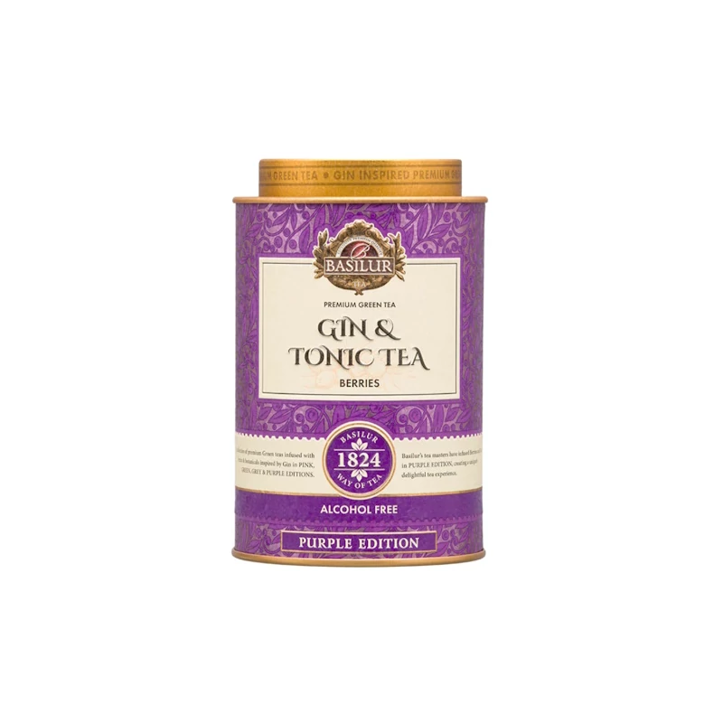 Basilur Gin Tea lila erdei bogyós gyümölcs zöld tea FD75g