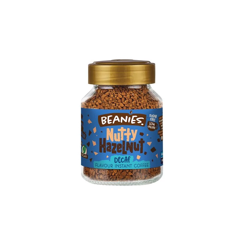 Beanies instant kávé Koffein mentes Mogyoró 50g