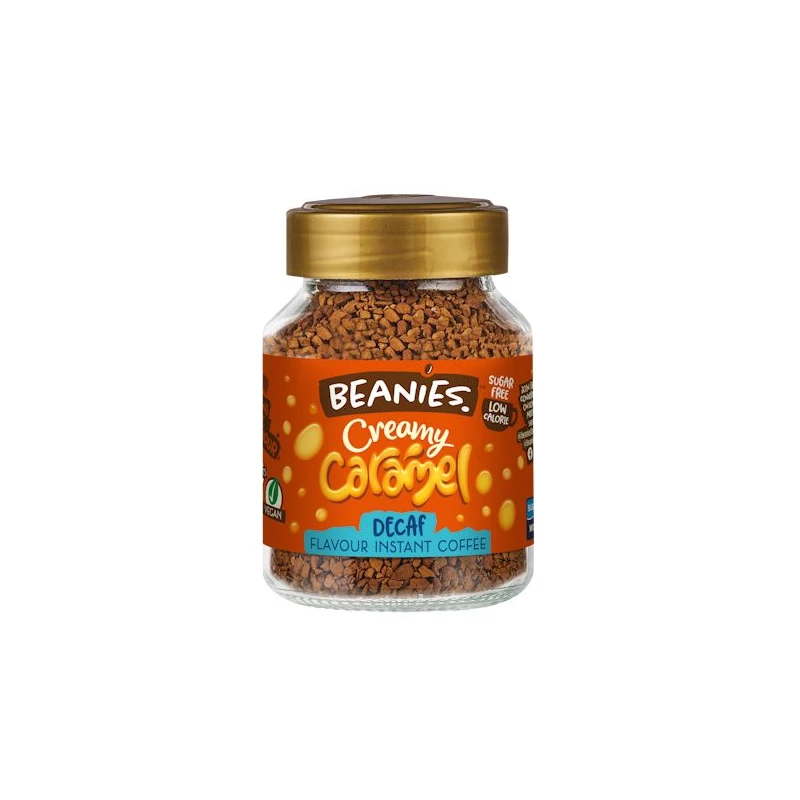 Beanies instant kávé Koffein mentes karamell 50g
